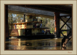 P.S. Emmylou -Tight squeeze under the bridge at high water level