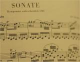 Mozart sonata