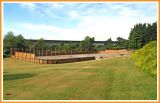 Tennis courts at Grimston Park.