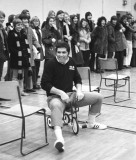 SCS Sports Day Trike Race - Mr. Misner (History teacher)