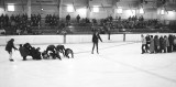 Tug of War on ice - George Anger officiating