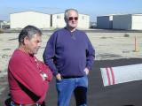 1.28.06 John Harmon talking to Jerry and checking out the plane