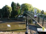 Footbridge, side view.