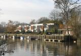 Houses on Eel Pie Island.