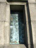 Door at base of monument.