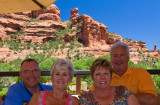 Lunch at Enchaned Resort, Sedona, AZ