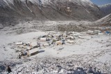 Kyanjin Gompa from an ascent to Kyanjin Ri