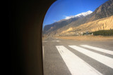 Taxi on a runway