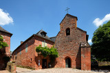 La place de lglise et la chapelle des Pnitents