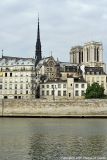 Quai aux Fleurs depuis le Quai de lHôtel de Ville