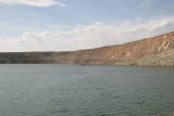 Flooded open pit uranium mine near Mardai