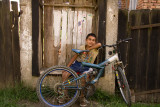 Pojke med cykel
