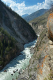 Altai. Argut river. Karagem break through