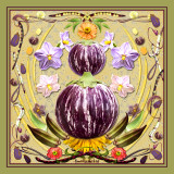 Striped Eggplant Montage  Laura Brookhart