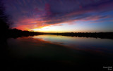 Sunset over Lake Sybelia 2011-01-17