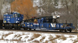MRL 100411 Crane, MRL 100410 Idler Flat - Avon, MT (1/13/11)