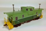 BCOL 1851 - Custom painted OMI brass wide vision Caboose