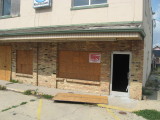 Boarded up store, Gentilly, , NOLA, May 5 2009