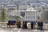 Looking over Paris from Sacre Coeur.