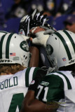 NY Jets huddle