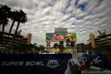 Raymond James Stadium two days before Super Bowl XLIII