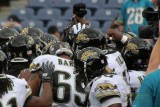 Jacksonville Jaguars huddle