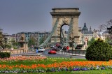Budapests Chain Bridge in HDR