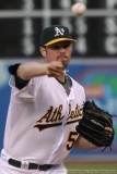 Oakland Athletics pitcher Vin Mazzaro