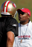 San Francisco 49ers head coach Mike Singletary