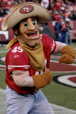 San Francisco 49ers mascot Sourdough Sam