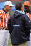 NFL refs with Tennessee Titans head coach Jeff Fisher