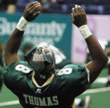 San Jose SaberCats DB Clevand Thomas