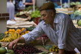 Selling fruits in Mercado dos Lavradores