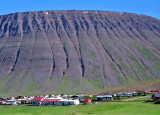 Icelandic Mountain Village in Summer