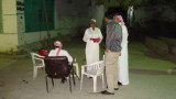 In Old Jeddah - Alameen Mahmoud (Amin) and Abdulrahman Felemban talk with locals in Old Jeddah