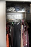 closet, smoke damage