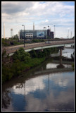 BMW Dealership at the distance