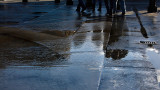 Wet and blue