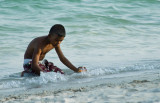 Boy in the surf