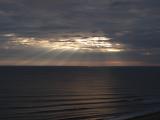 Sunrise at the oceans edge