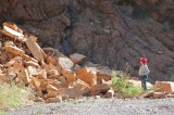 Rockfall, Titus Canyon