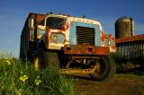 Mack Truck at a Tillamook Dairy Farm