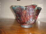 Artsy Raku Vase