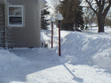 Cleared paths and the front door