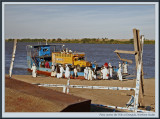 Ferry across the Nile river