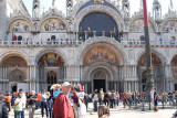 Mike in front of the Basilica di San Marco