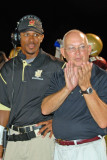 Coach Brown and Coach Mike Hickman