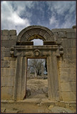 The ruins of the ancient synagogue in Biram