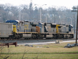 Locomotives at Brunswick railyard