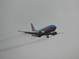 Southwest 737 trailing vapor